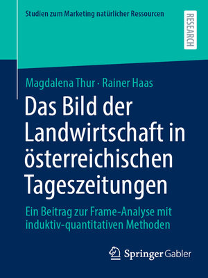 cover image of Das Bild der Landwirtschaft in österreichischen Tageszeitungen